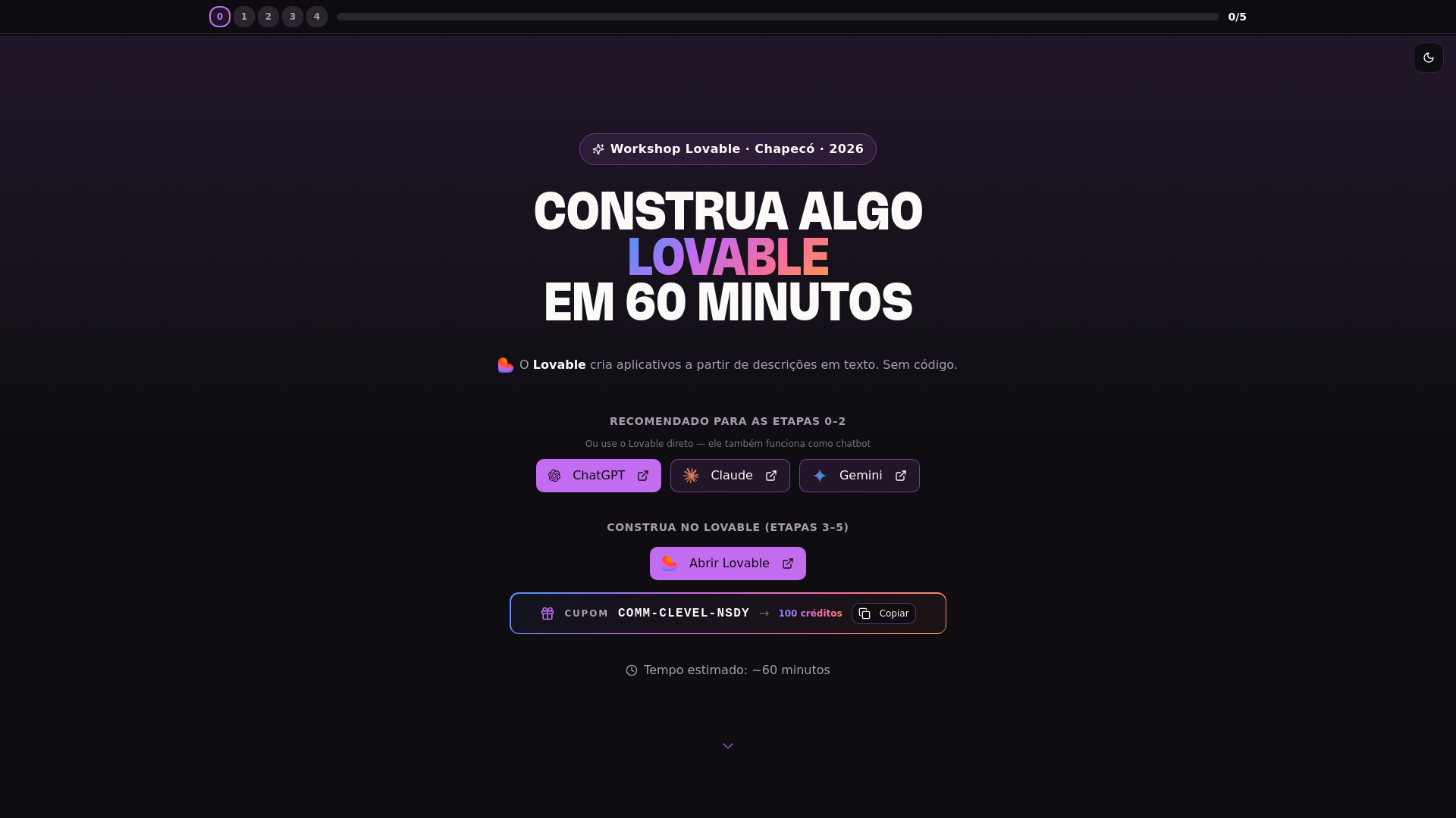 Exercício Chapecó