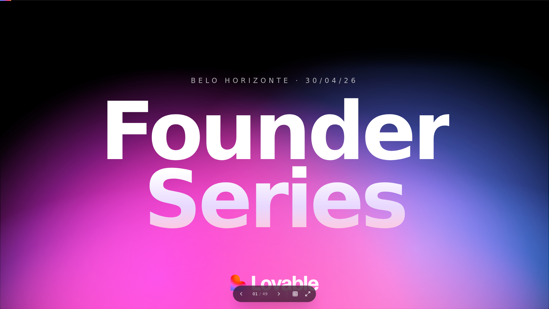 Remix of Lovable Founder Series Belo Horizonte
